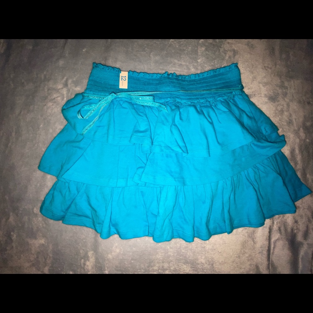 Pretty blue skirt!
